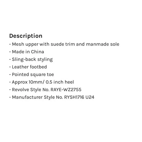 New In Box Raye Dorits Flats $168 Size 8.5 - Picture 5 of 9